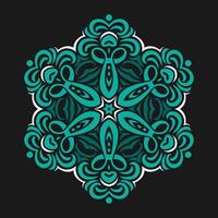 Mandala pattern art background free vector