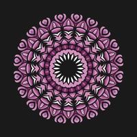 Mandala pattern art background free vector