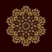Mandala pattern art background free vector
