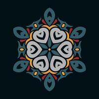 background with mandala frame Free Vector