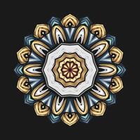 Mandala pattern art background free vector