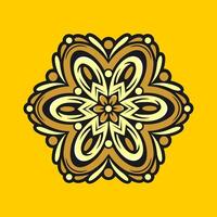 Mandala pattern art background free vector