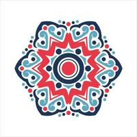 background with mandala frame Free Vector