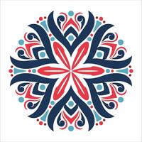 background with mandala frame Free Vector