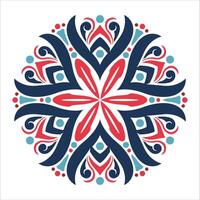 antecedentes con mandala marco gratis vector