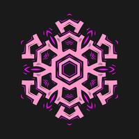 Mandala pattern art background free vector