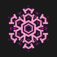 Mandala pattern art background free vector