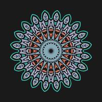 Mandala pattern art background free vector