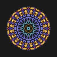 Mandala pattern art background free vector