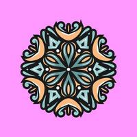 mandala modelo Arte antecedentes gratis vector