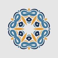 background with mandala frame Free Vector