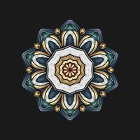 Mandala pattern art background free vector