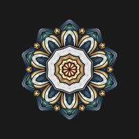 Mandala pattern art background free vector