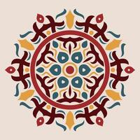 Mandala pattern art background free vector