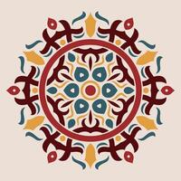 Mandala pattern art background free vector