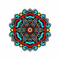 mandala modelo Arte antecedentes gratis vector