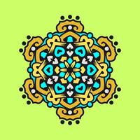 Mandala pattern art background free vector