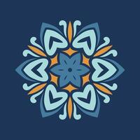 background with mandala frame Free Vector