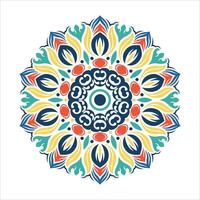 Mandala pattern art background free vector