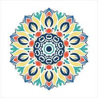 Mandala pattern art background free vector