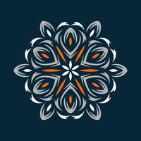Mandala pattern art background free vector