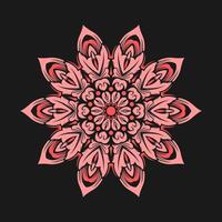 Mandala pattern art background free vector