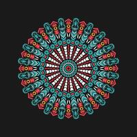 Mandala pattern art background free vector