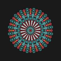 Mandala pattern art background free vector