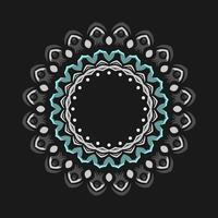 Mandala pattern art background free vector