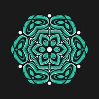 Mandala pattern art background free vector