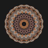 Mandala pattern art background free vector