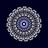 Mandala pattern art background free vector