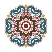 Mandala pattern art background free vector