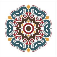 Mandala pattern art background free vector