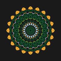 Mandala pattern art background free vector