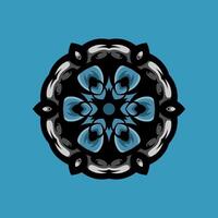 mandala modelo Arte antecedentes gratis vector