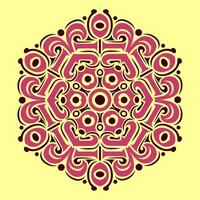 mandala modelo Arte antecedentes gratis vector