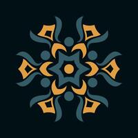 background with mandala frame Free Vector