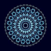 Mandala pattern art background free vector