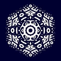 mandala modelo Arte antecedentes gratis vector