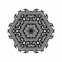 mandala modelo Arte antecedentes gratis vector