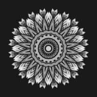 Mandala pattern art background free vector