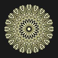 Mandala pattern art background free vector