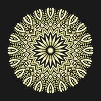 Mandala pattern art background free vector