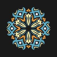 background with mandala frame Free Vector