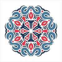 background with mandala frame Free Vector