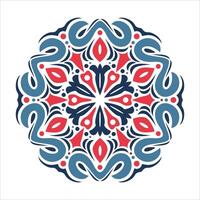 background with mandala frame Free Vector