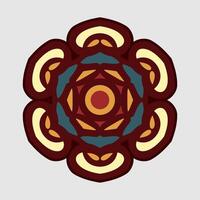 mandala modelo Arte antecedentes gratis vector