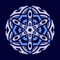 Mandala pattern art background free vector