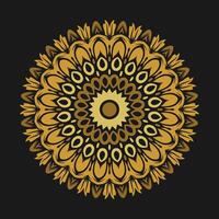 Mandala pattern art background free vector